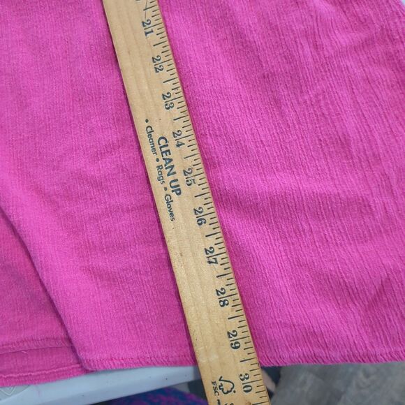 Woman Within pink 2x 26/28 V Neck Top Plus Lightweight Flowy Soft Plus Size - Picture 4 of 6